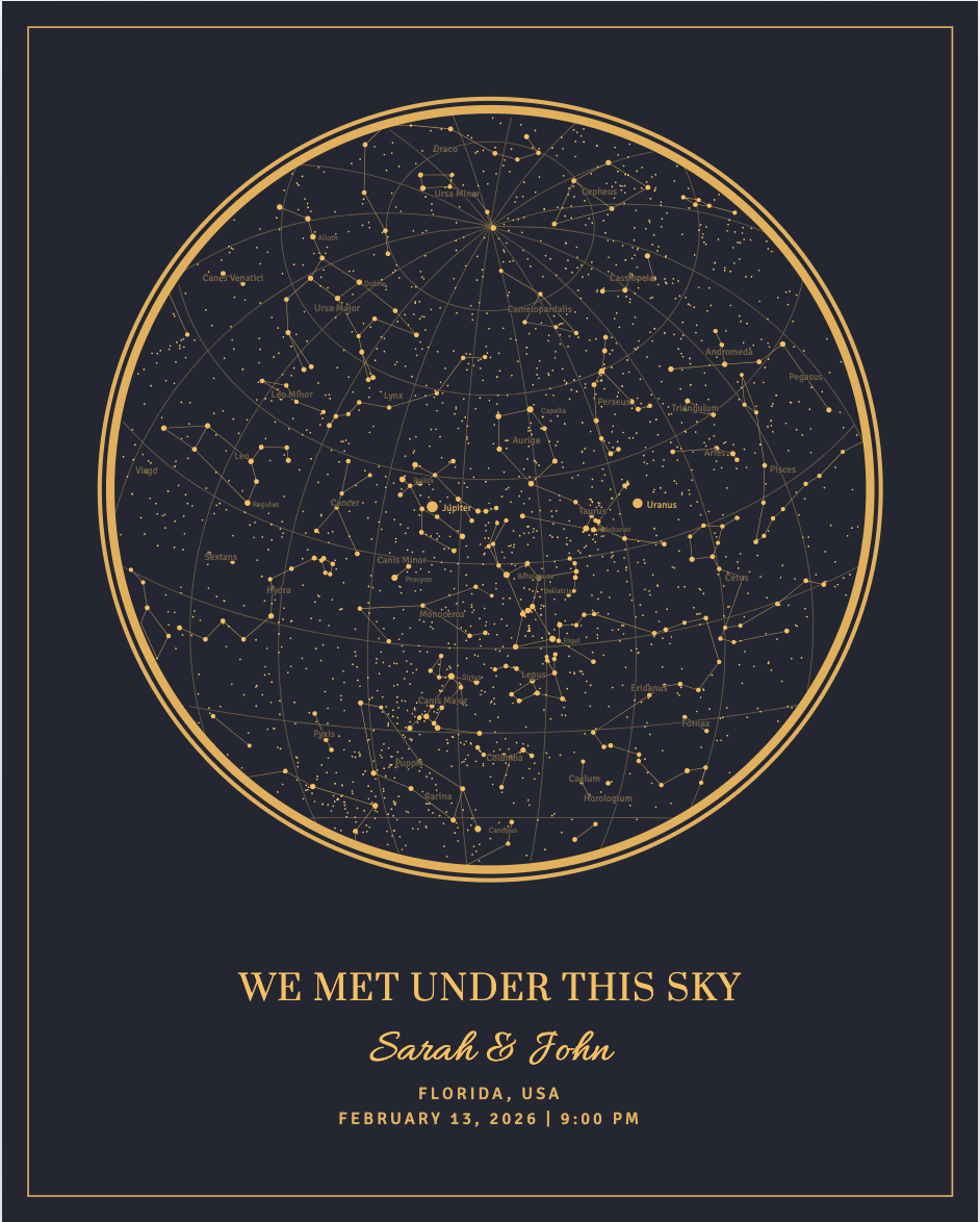 Classic Star Map